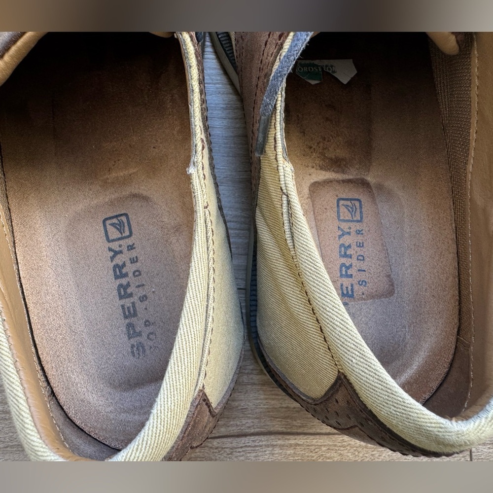 Sperry Top-Sider Casual Oxford Saddle Shoe Men’s Size 9.5 Brown Tan - Picture 5 of 10